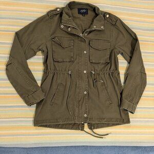 ⭐ Daytrip Olive Green Utility Jacket Small